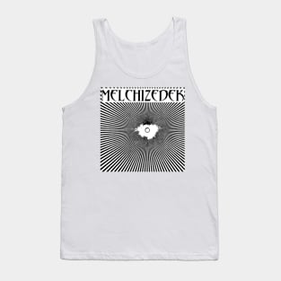 Meshuggah Album Cover Parody Melchizedek Metal Logo Tank Top